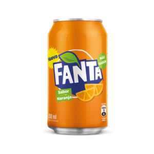 Bebida en Lata Fanta sabor Naranja 350ml