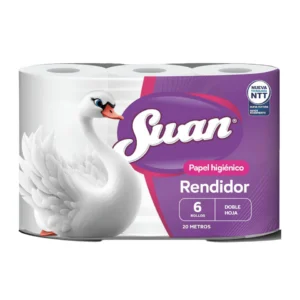 Swan doble hoja 6 rollos 20m.